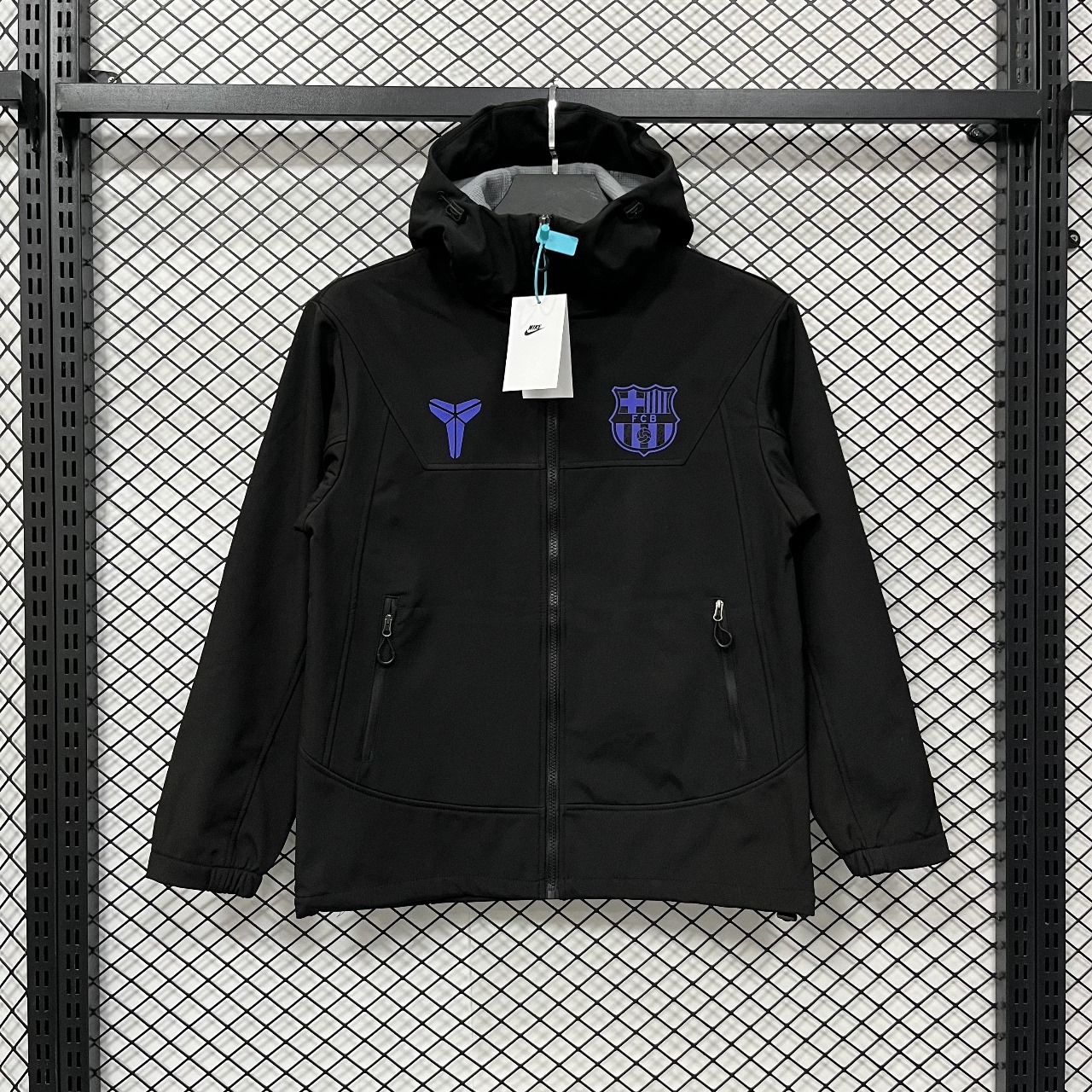 Nike FC Barcelona x Kobe Bryant Anthem Jacket in black