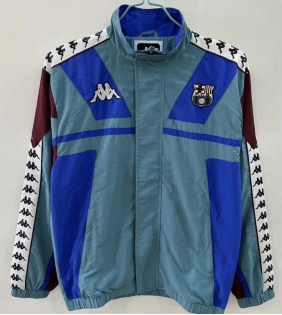 FC Barcelona Kappa Jacket 1992–1995 – Blue & Red Vintage Jacket
