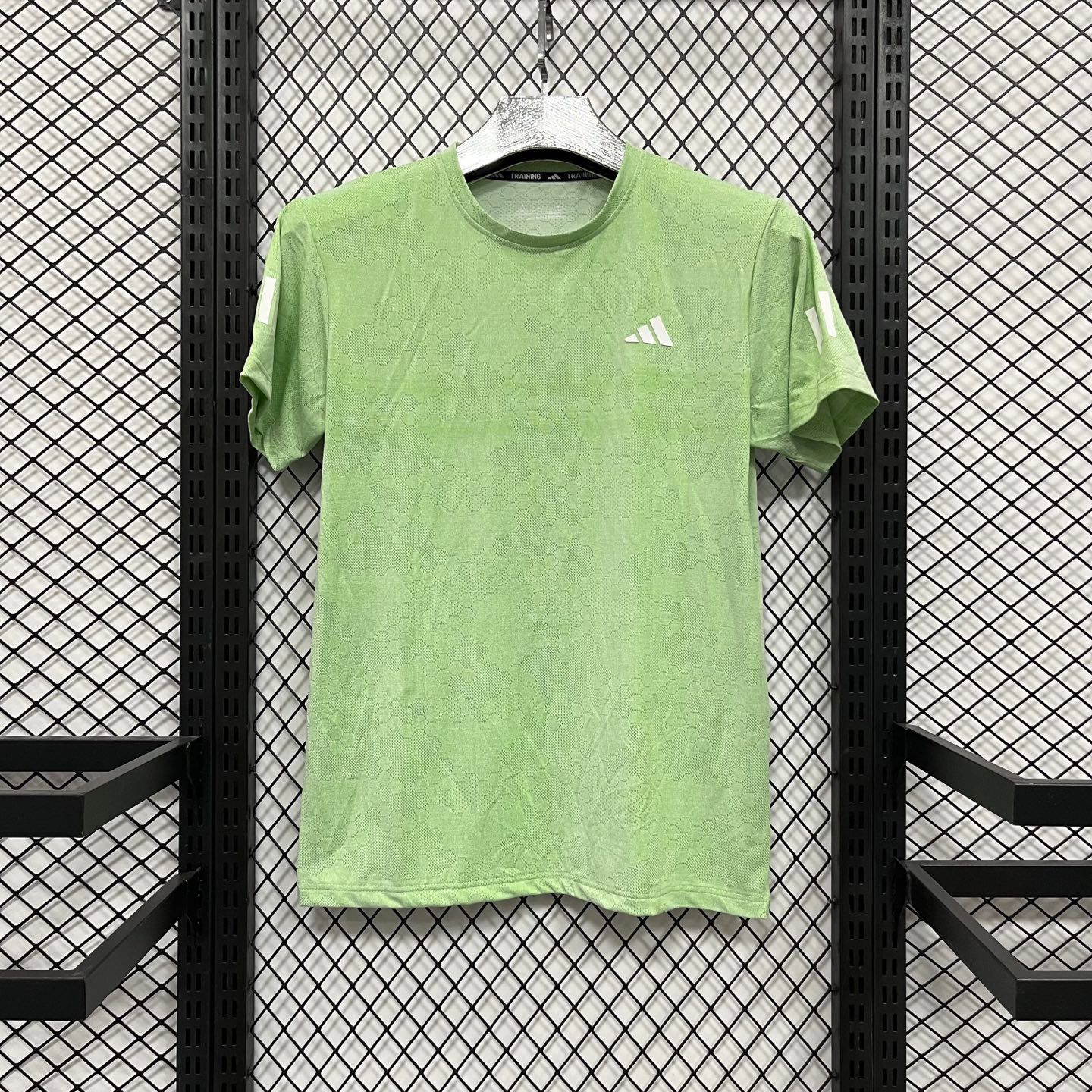 Men Sportswear Fit short seleevs Tennis T_Shirt Neon Green