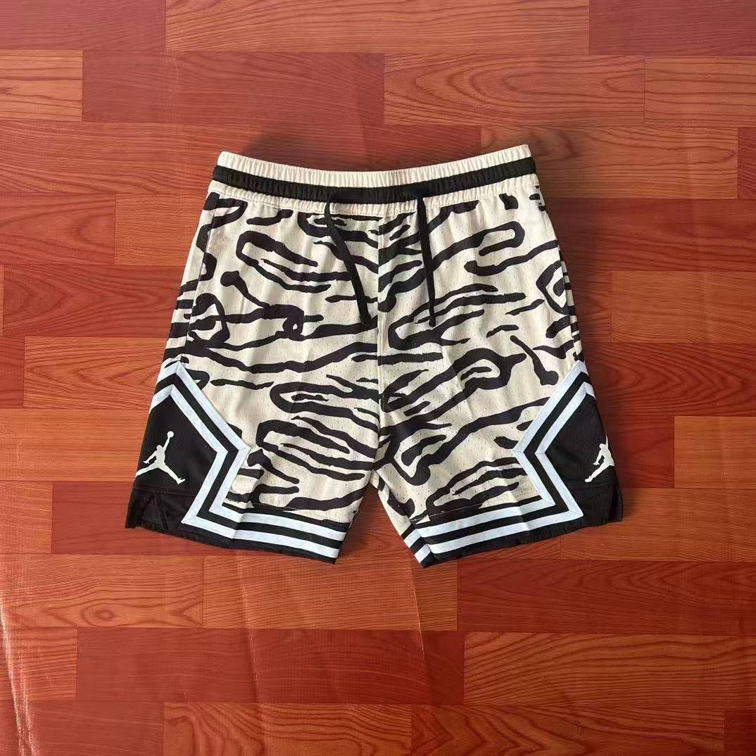 Jordan Dri-Fit  sports Diamond  shorts with zebra  like print