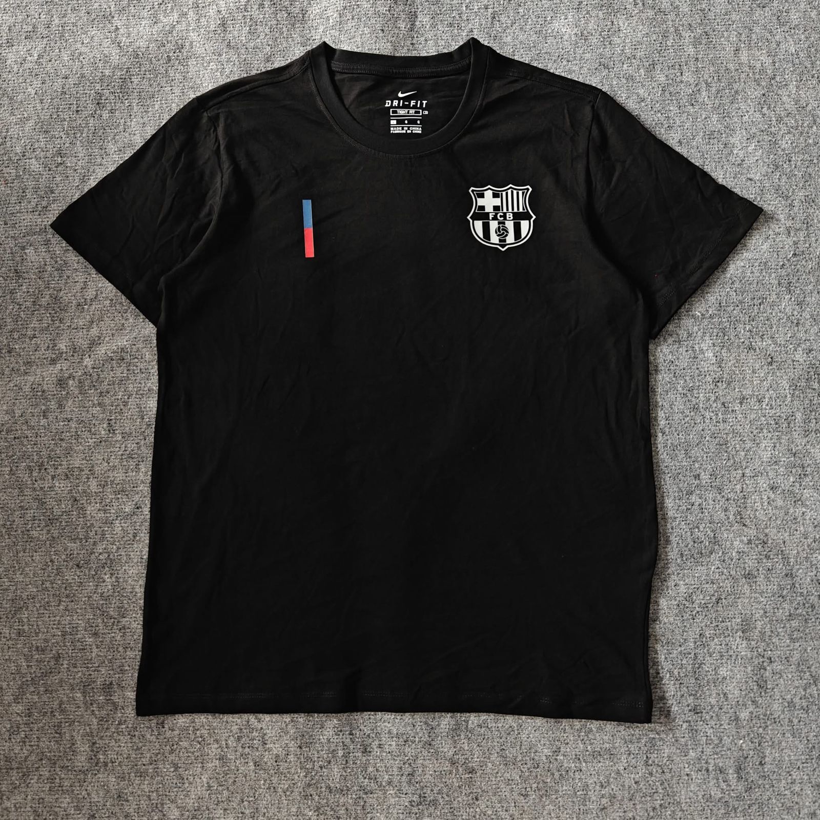 Black FC Barcelona men's t-shirt