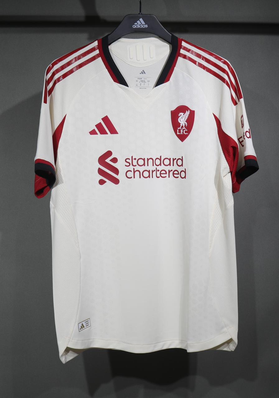 Liverpool FC 25/26 Away  jersey  in white